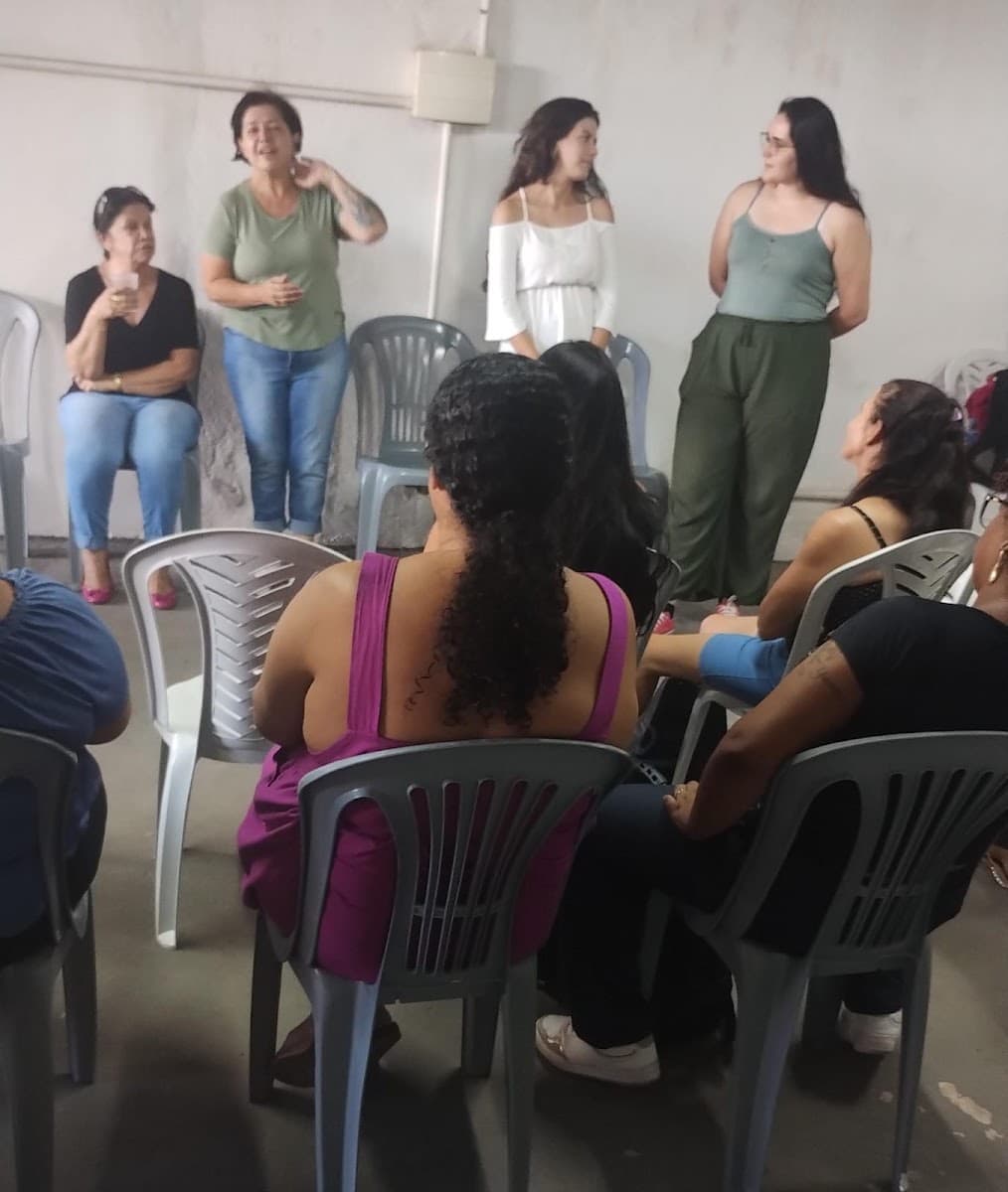 Encontro comunitário realizado no espaço da ACAI — registro 066