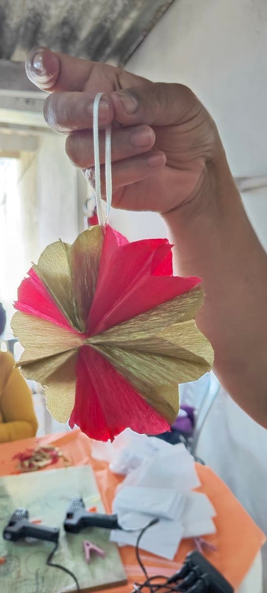 Voluntários separando alimentos e materiais para doação — registro 106